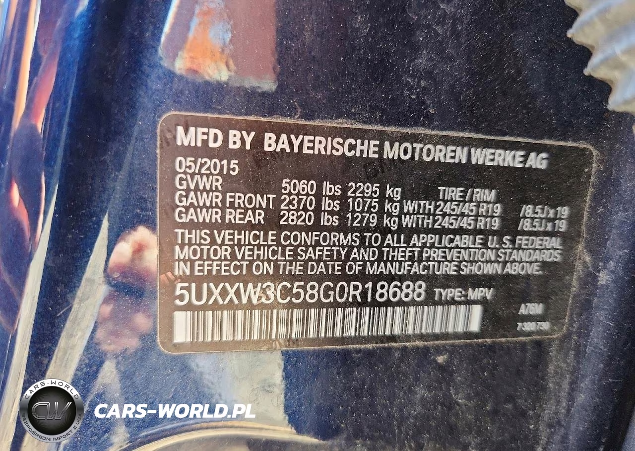 2016 BMW X4 xDrive28I VIN:5UXXW3C58G0R18688 - 13