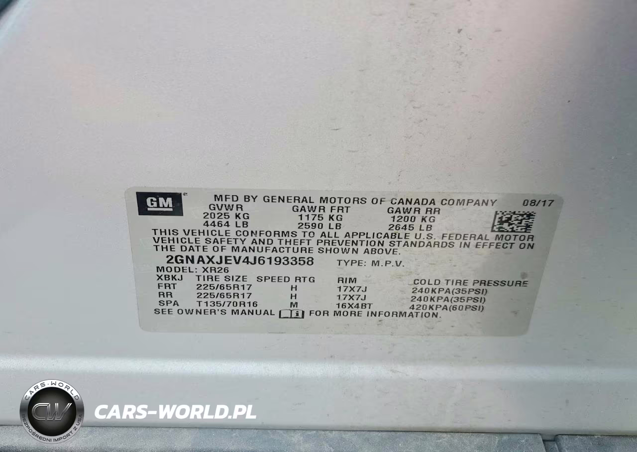 2018 Chevrolet Equinox Lt VIN:2GNAXJEV4J6193358 - 13