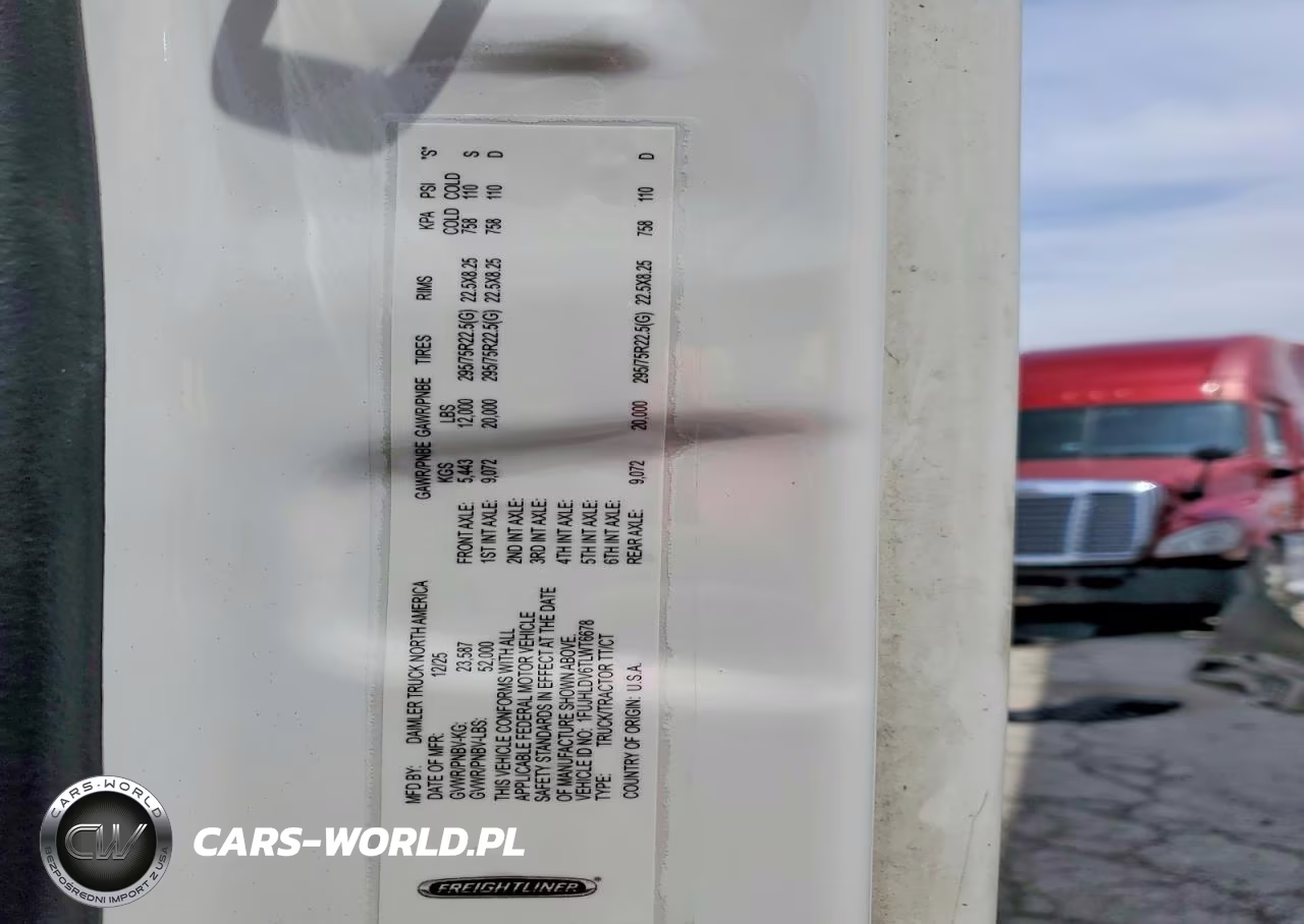 2026 Freightliner Cascadia 126 Semi Truck VIN:1FUJHLDV6TLWT6678 - 10