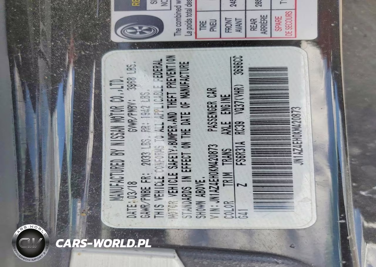 2019 Nissan 370Z Nismo VIN:JN1AZ4EH0KM420873 - 13