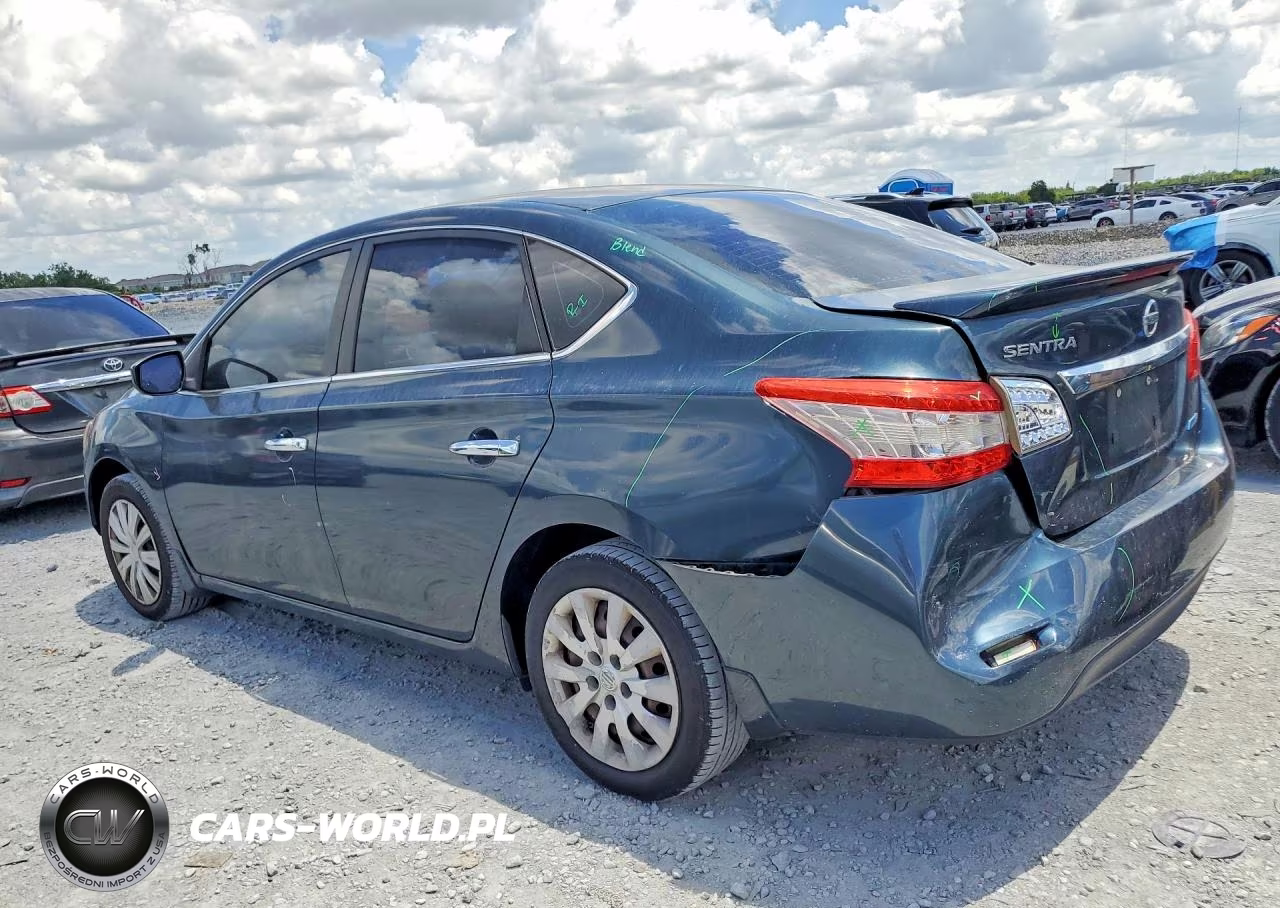 2013 Nissan Sentra S VIN:3N1AB7APXDL562857 - 2