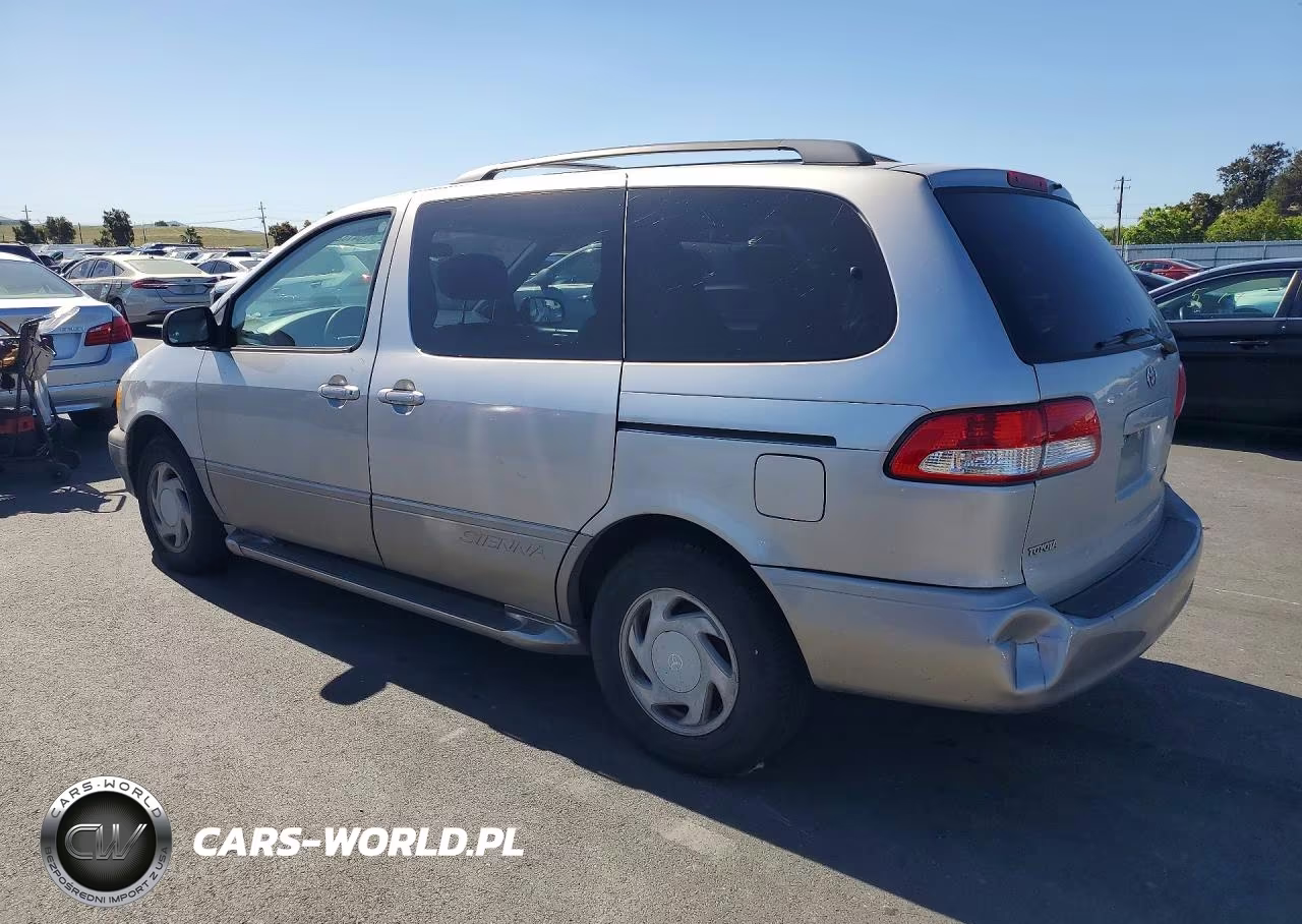 2001 Toyota Sienna Xle VIN:4T3ZF13C11U411664 - 2