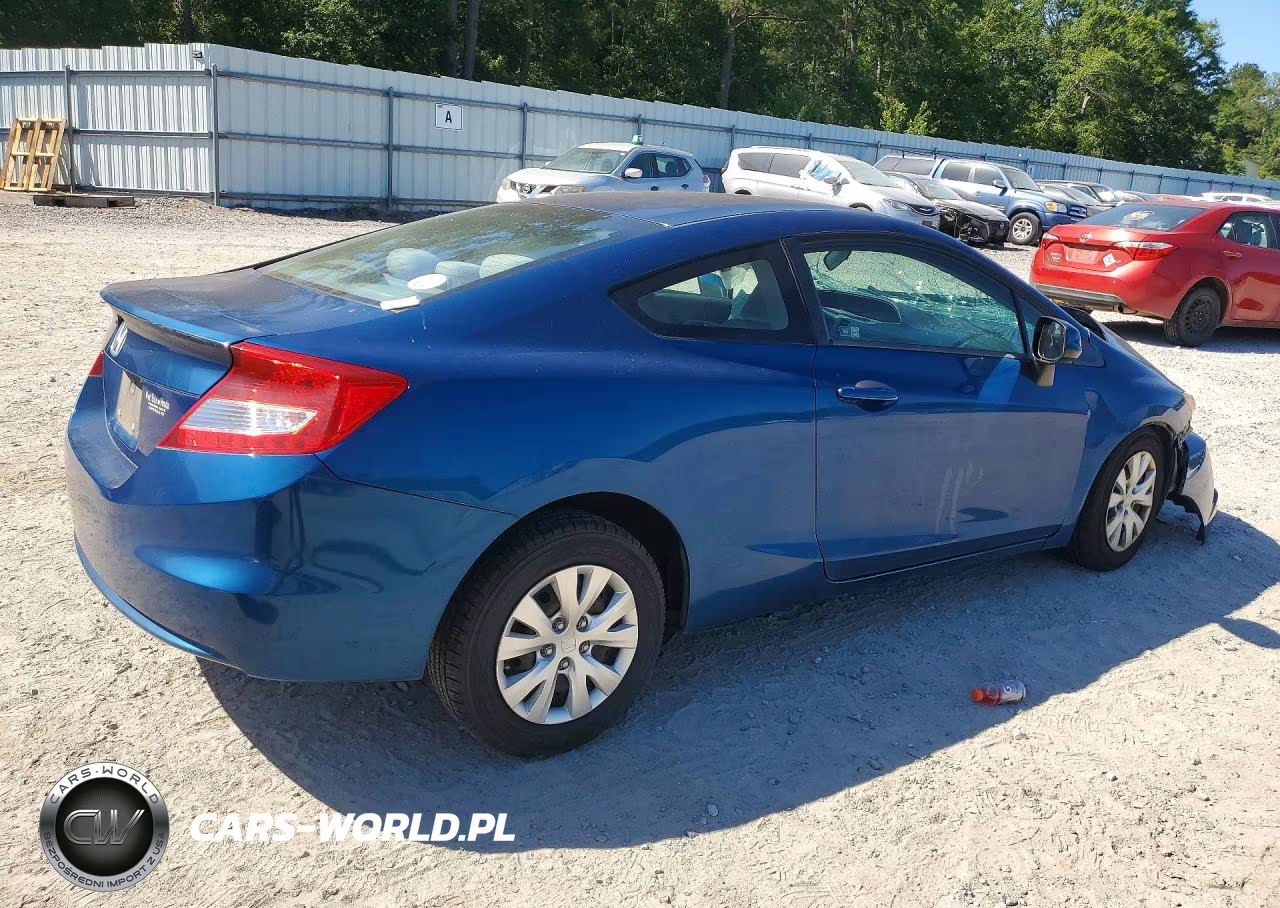 2012 Honda Civic Lx VIN:2HGFG3B59CH540013 - 3