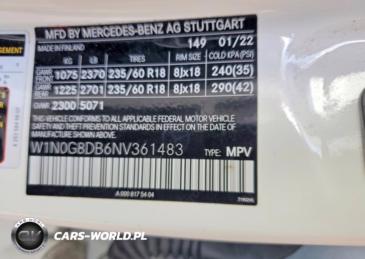2022 Mercedes-Benz Glc 300 VIN:W1N0G8DB6NV361483 - 13
