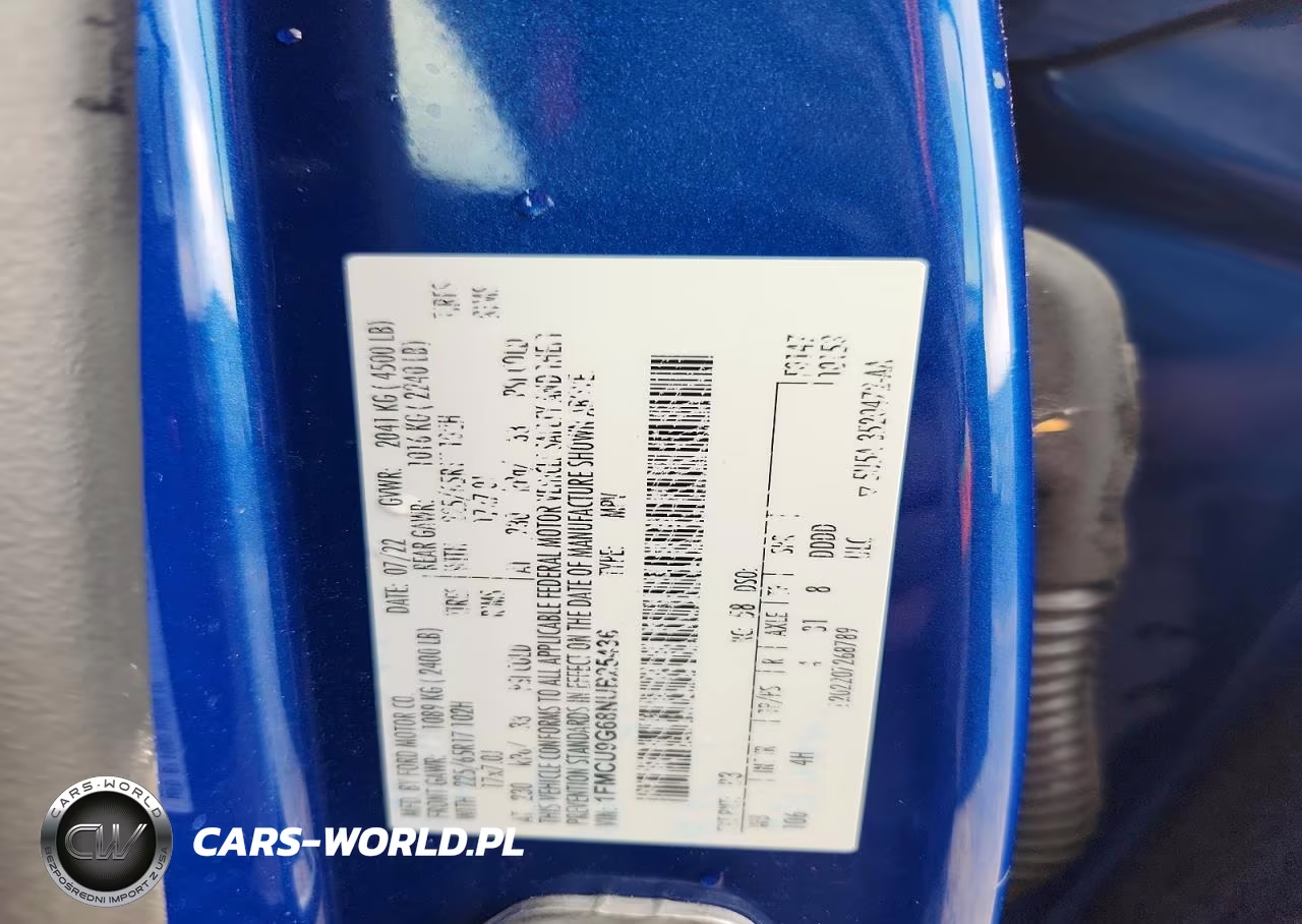 2022 Ford Escape Se VIN:1FMCU9G68NUB25436 - 12