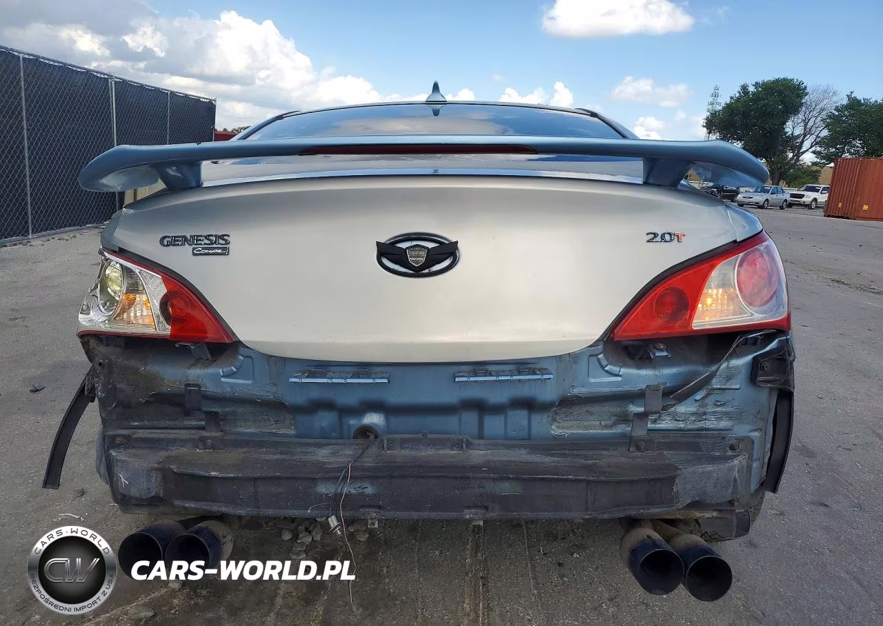 2010 Hyundai Genesis Coupe 2.0T VIN:KMHHT6KDXAU028603 - 6