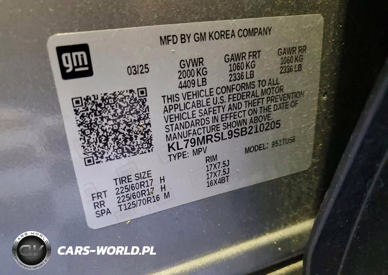 2025 Chevrolet Trailblazer Lt VIN:KL79MRSL9SB210205 - 14