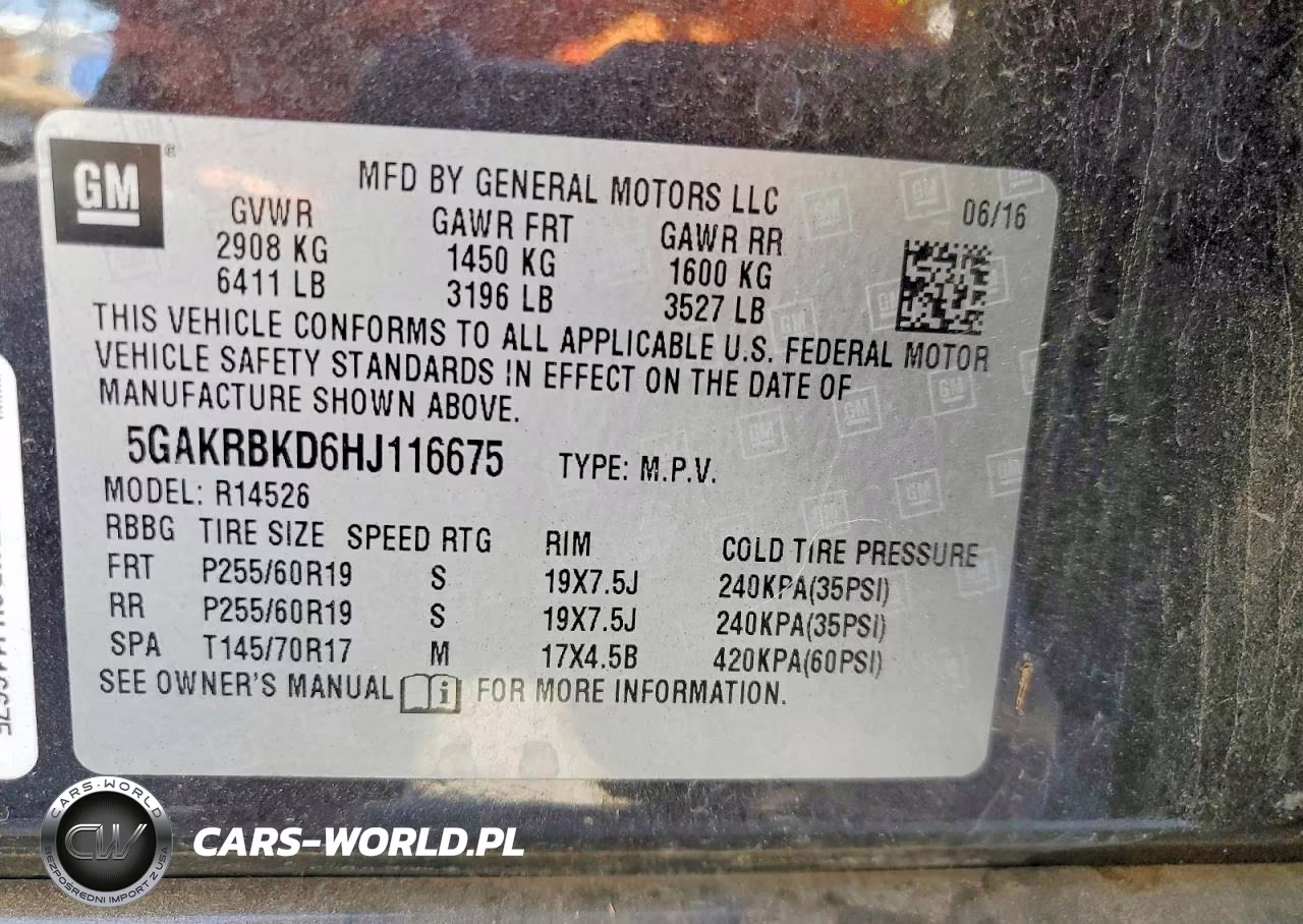 2017 Buick Enclave VIN:5GAKRBKD6HJ116675 - 12
