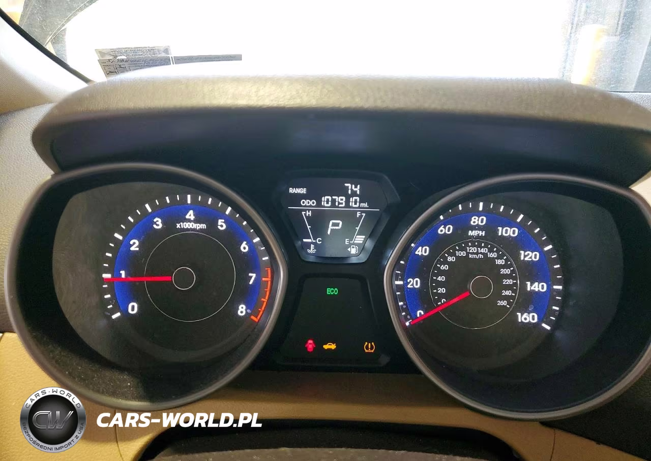 2012 Hyundai Elantra Gls VIN:5NPDH4AE1CH073946 - 9