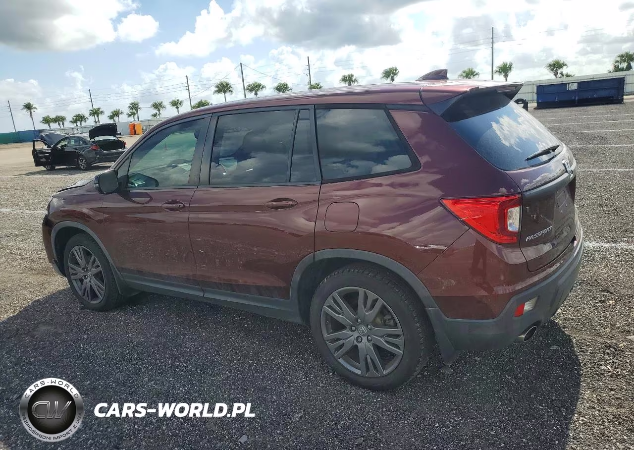 2021 Honda Passport Exl VIN:5FNYF7H56MB003325 - 2