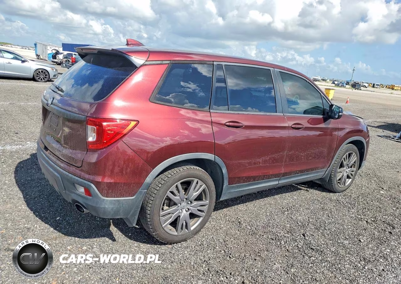 2021 Honda Passport Exl VIN:5FNYF7H56MB003325 - 3