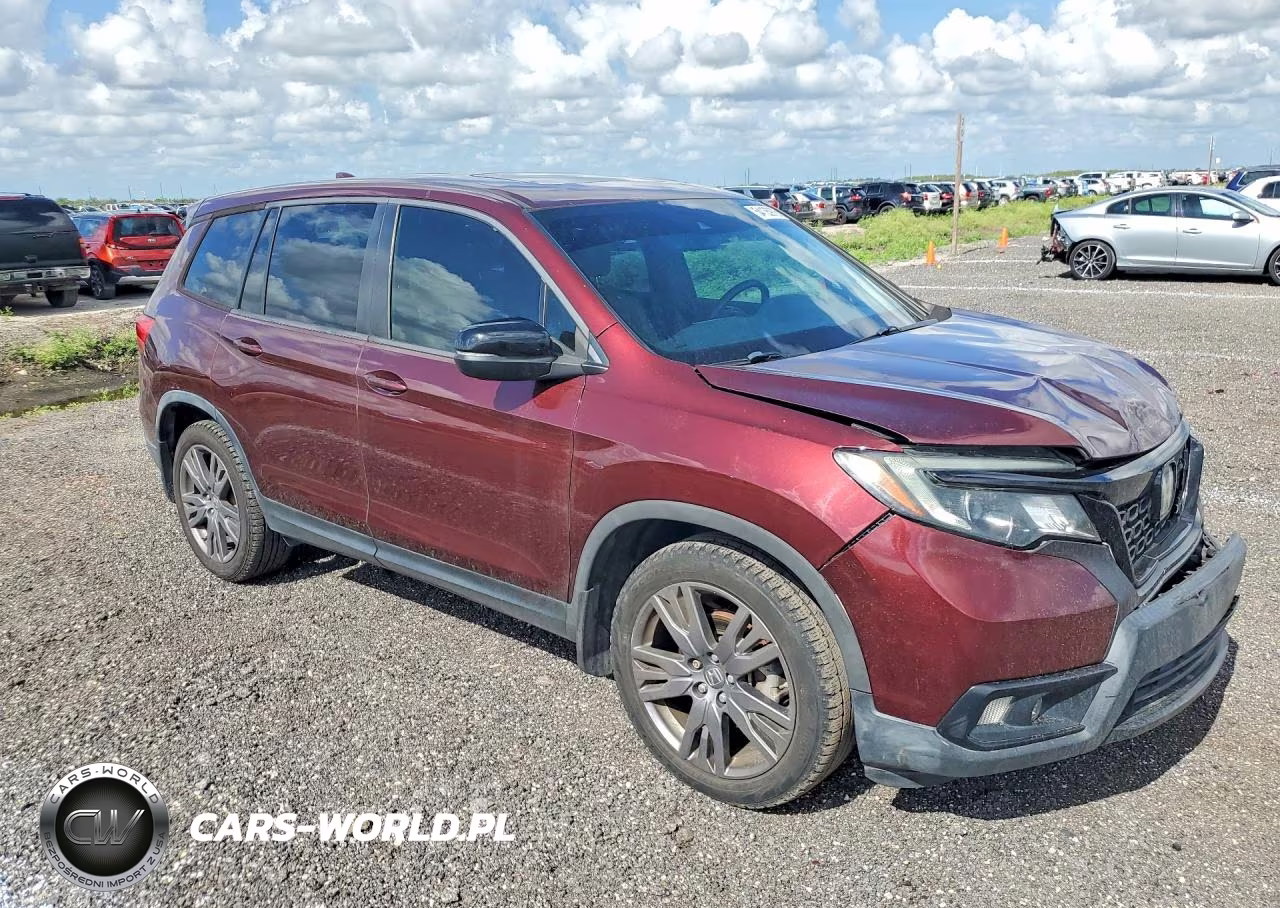 2021 Honda Passport Exl VIN:5FNYF7H56MB003325 - 4