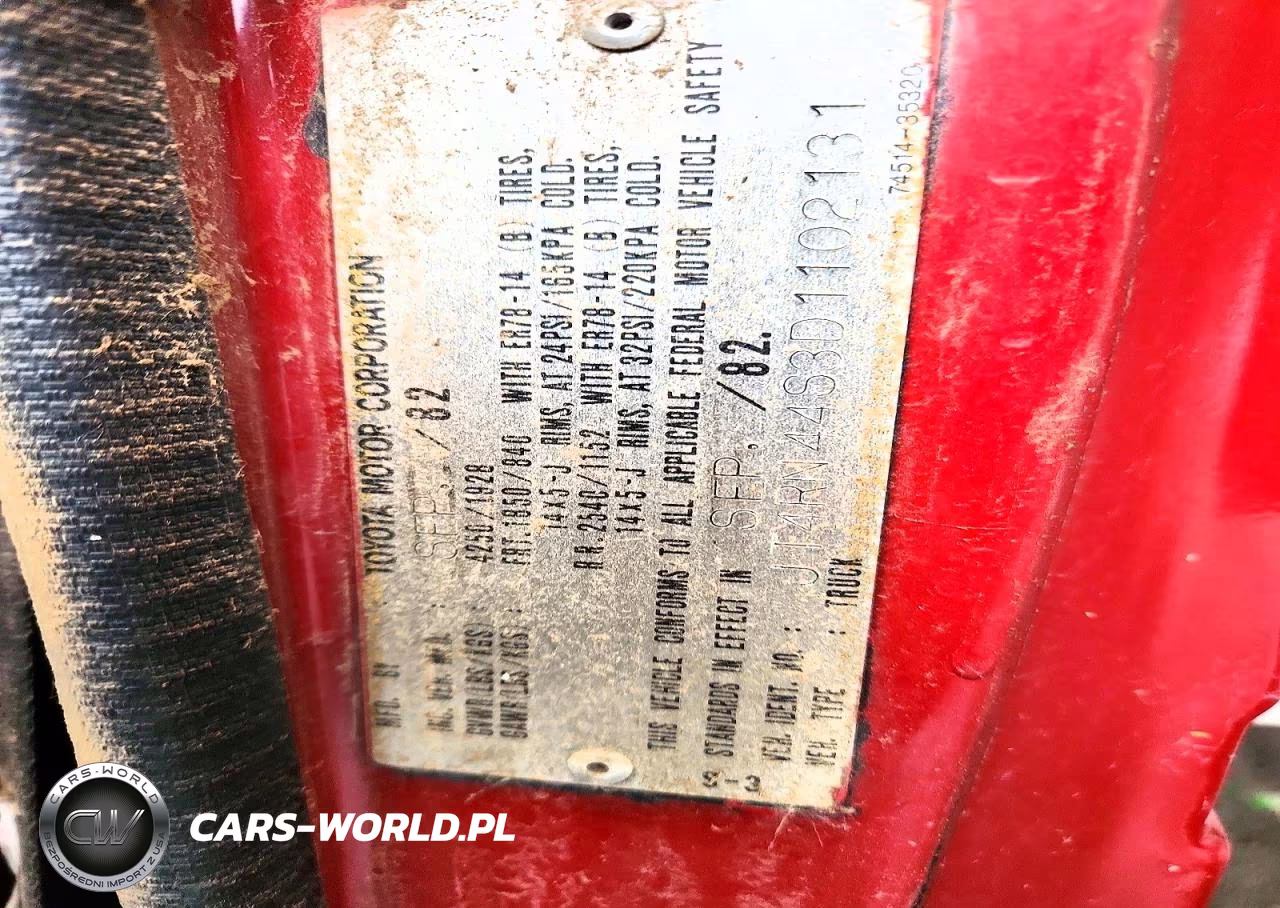 1983 Toyota Pickup Sr5 VIN:JT4RN44S3D1102131 - 12