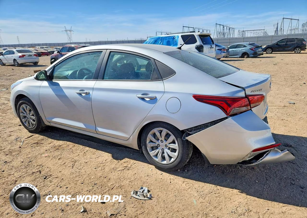 2022 Hyundai Accent Se VIN:3KPC24A65NE177448 - 2