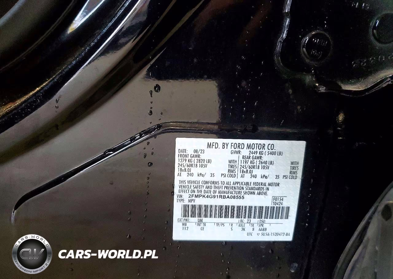 2024 Ford Edge Se VIN:2FMPK4G91RBA08555 - 10