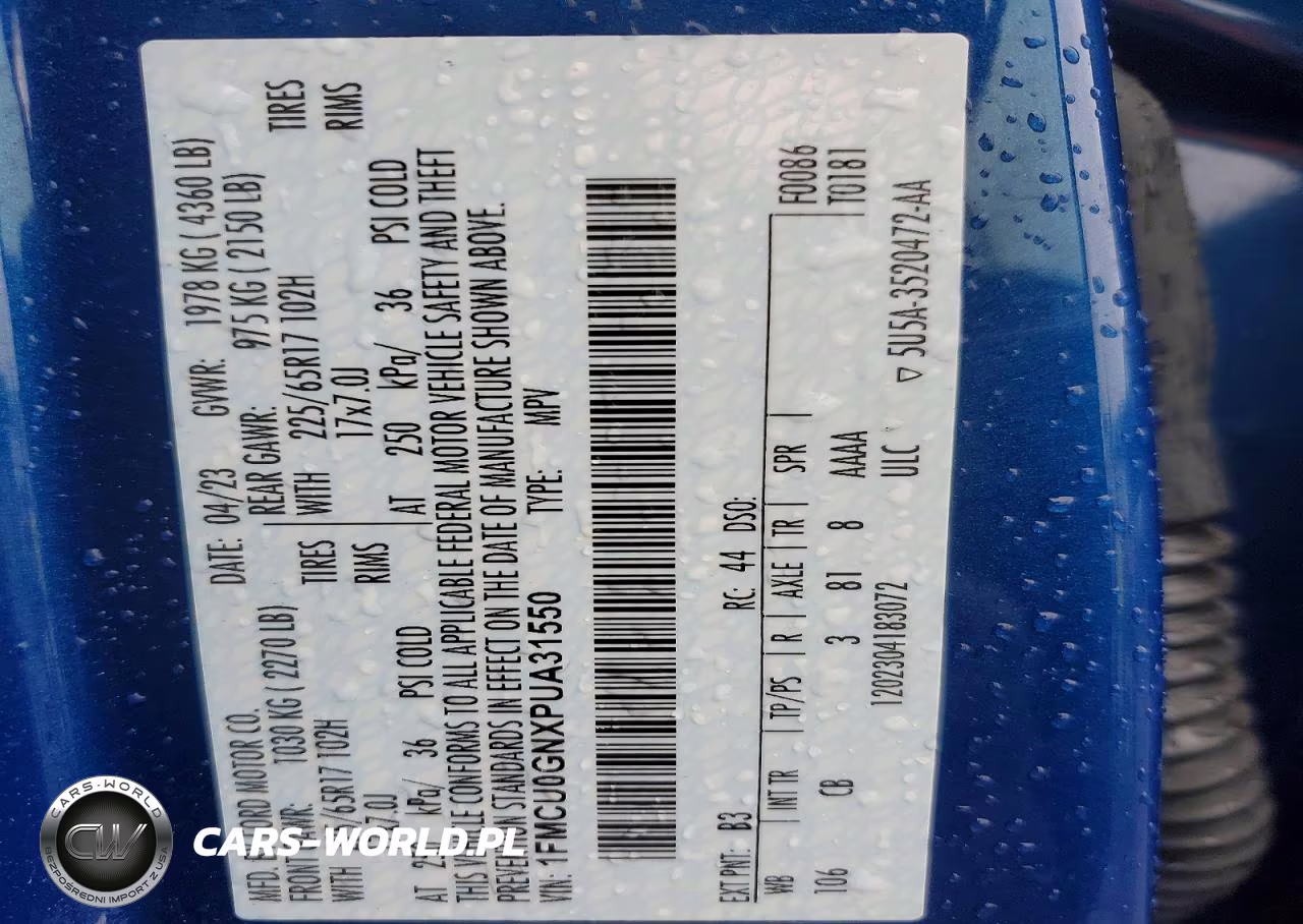 2023 Ford Escape Active VIN:1FMCU0GNXPUA31550 - 13