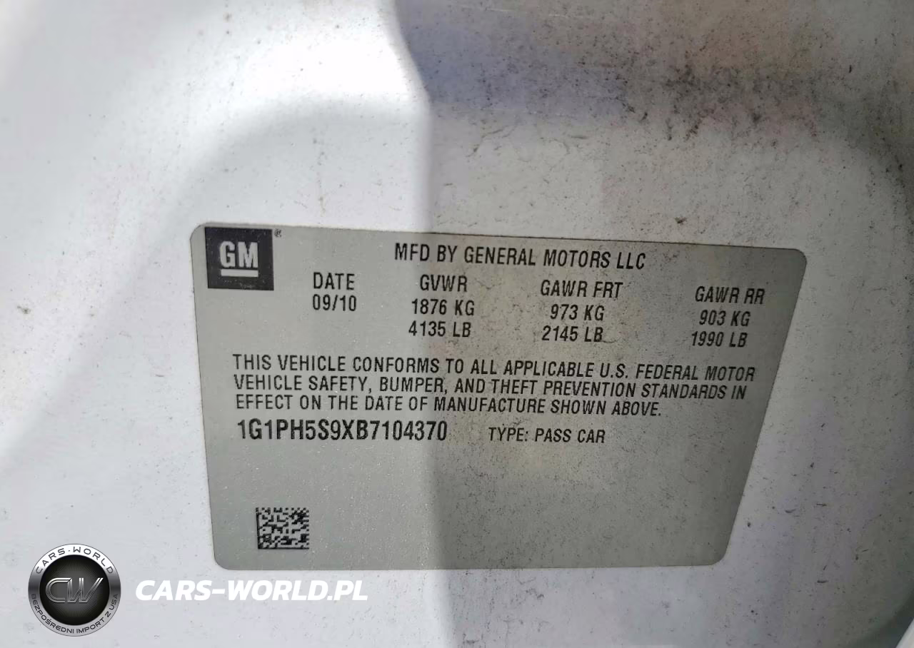 2011 Chevrolet Cruze Ltz VIN:1G1PH5S9XB7104370 - 12