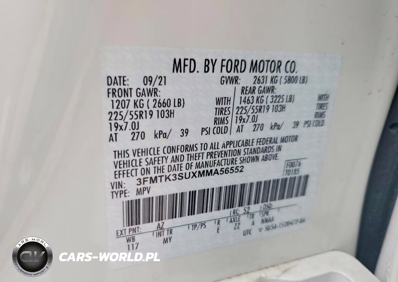 2021 Ford Mustang Mach-E Premium VIN:3FMTK3SUXMMA56552 - 12