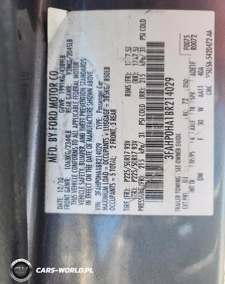 2011 Ford Fusion Se VIN:3FAHP0HA1BR214029 - 12