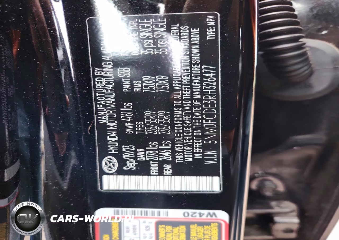 2024 Hyundai Tucson Sel VIN:5NMJFCDE3RH326477 - 13