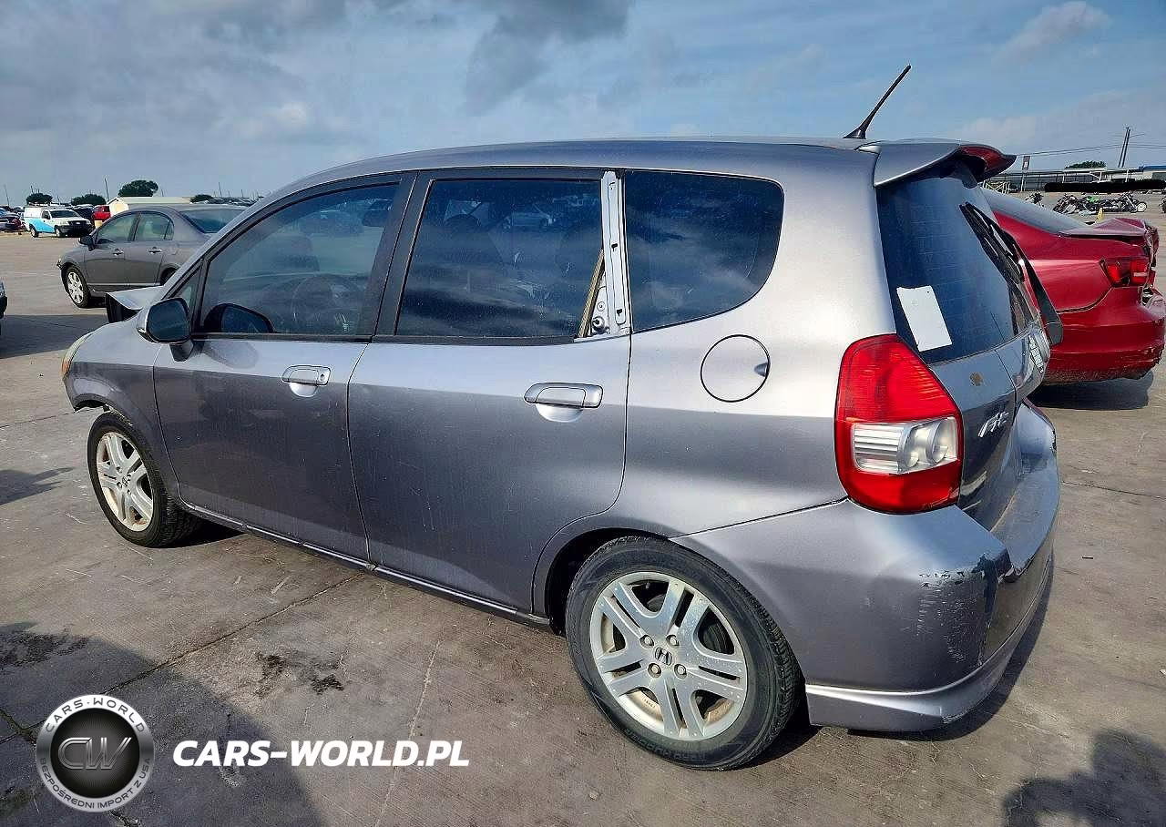 2007 Honda Fit S VIN:JHMGD38687S048324 - 2