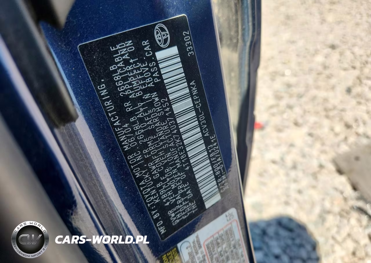2004 Toyota Camry Le VIN:4T1BE32K74U371452 - 12
