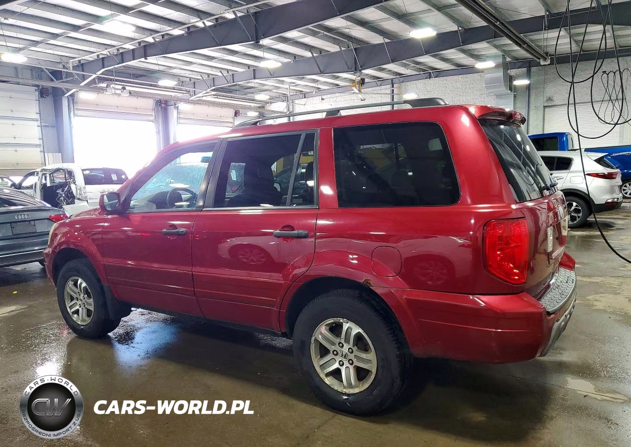 2005 Honda Pilot Ex VIN:5FNYF18435B047577 - 2