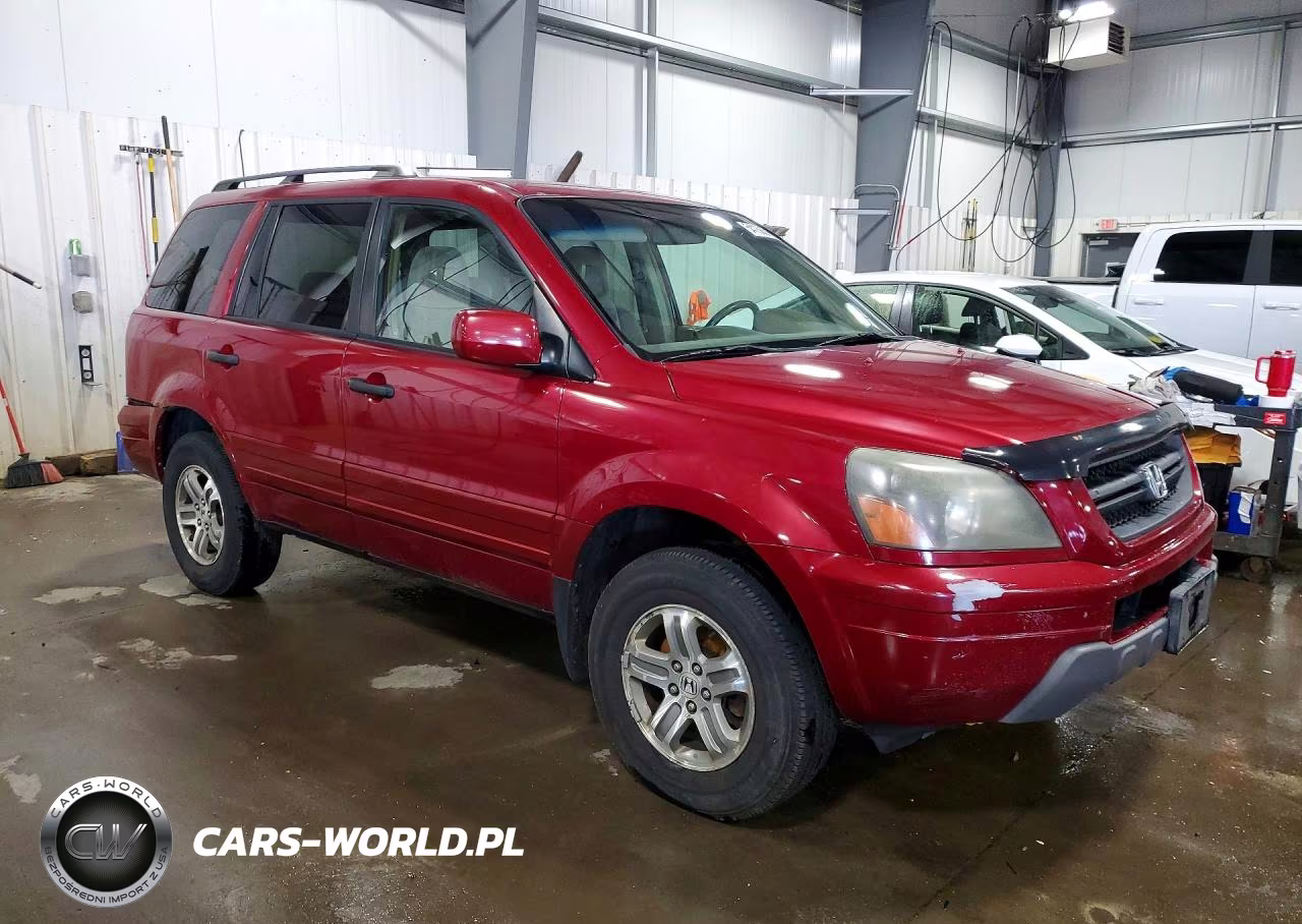 2005 Honda Pilot Ex VIN:5FNYF18435B047577 - 4
