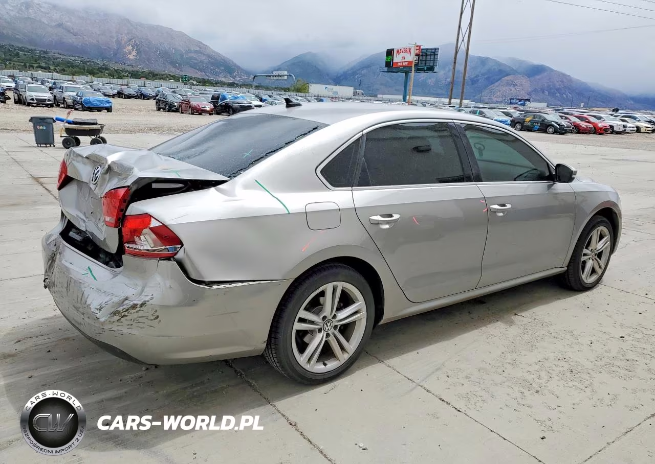2014 Volkswagen Passat Se VIN:1VWBN7A31EC086787 - 3