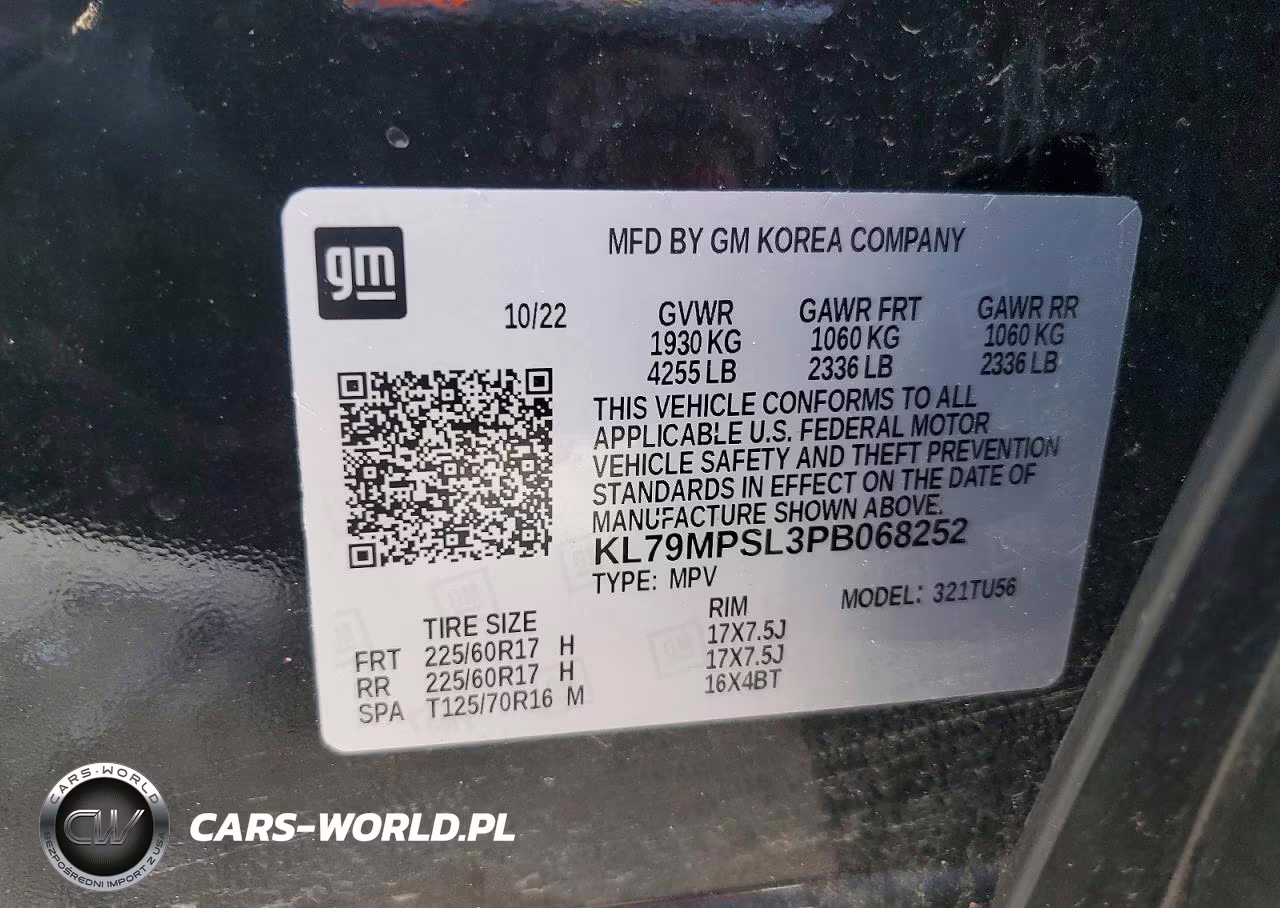 2023 Chevrolet Trailblazer Lt VIN:KL79MPSL3PB068252 - 14
