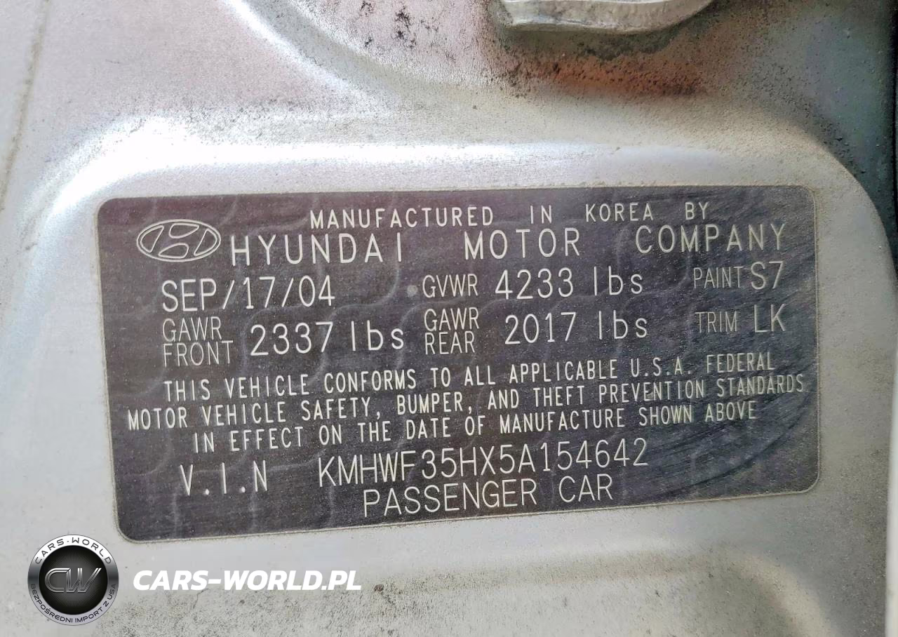 2005 Hyundai Sonata Gls VIN:KMHWF35HX5A154642 - 14