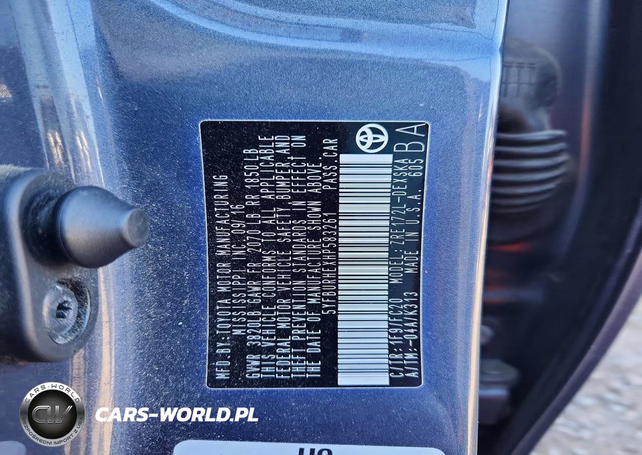 2017 Toyota Corolla Se VIN:5YFBURHEXHP583261 - 12