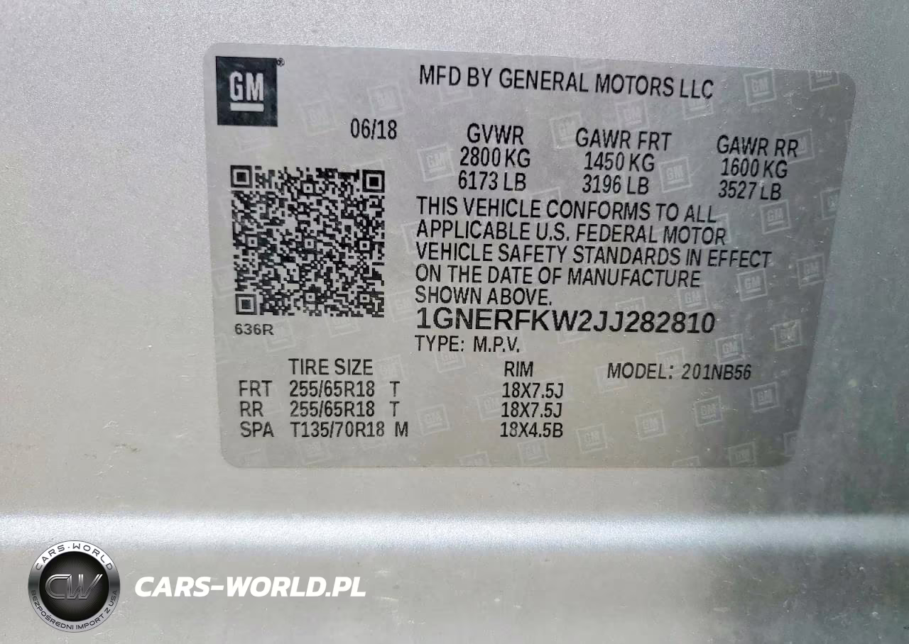2018 Chevrolet Traverse Ls VIN:1GNERFKW2JJ282810 - 13