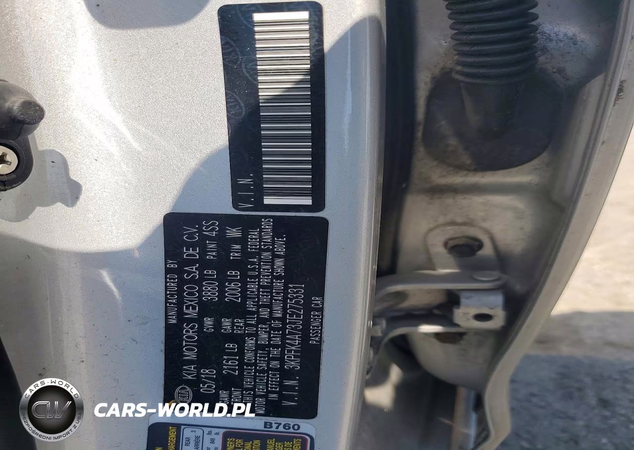 2018 Kia Forte Lx VIN:3KPFK4A73JE275331 - 13