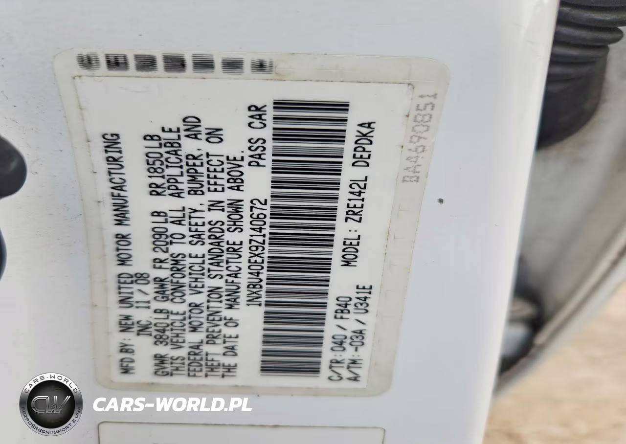 2009 Toyota Corolla Le VIN:1NXBU40EX9Z140672 - 12