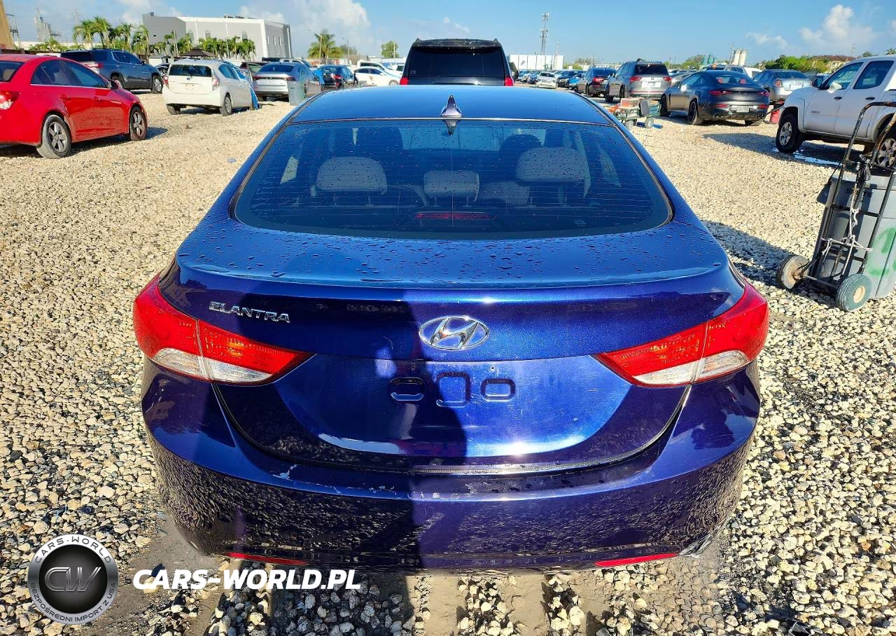2013 Hyundai Elantra Gls VIN:5NPDH4AE2DH305357 - 6