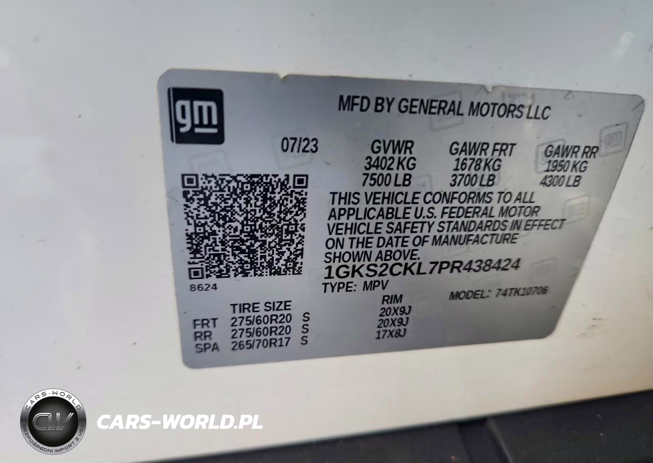 2023 GMC Yukon At4 VIN:1GKS2CKL7PR438424 - 13