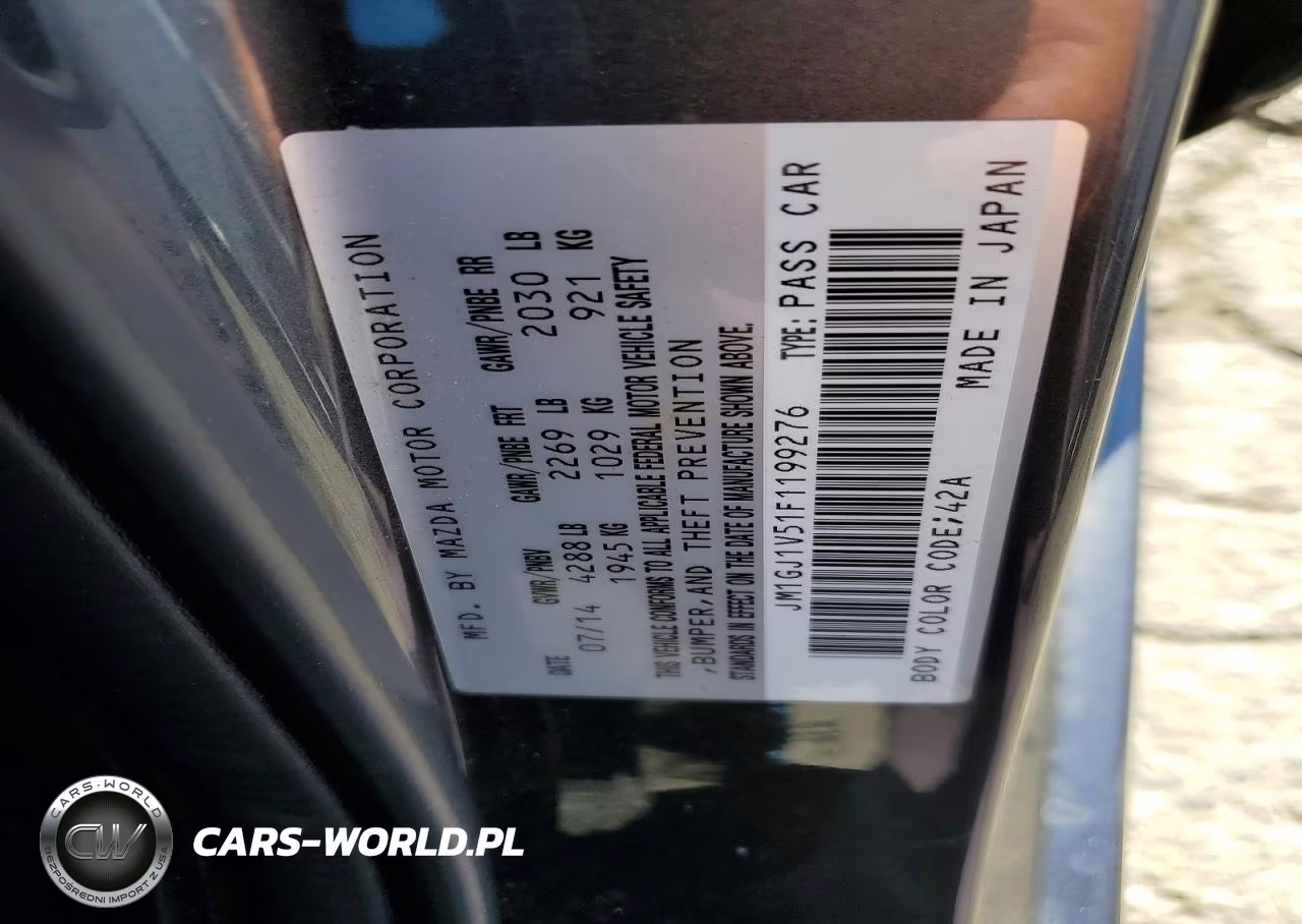 2015 Mazda 6 Touring VIN:JM1GJ1V51F1199276 - 12