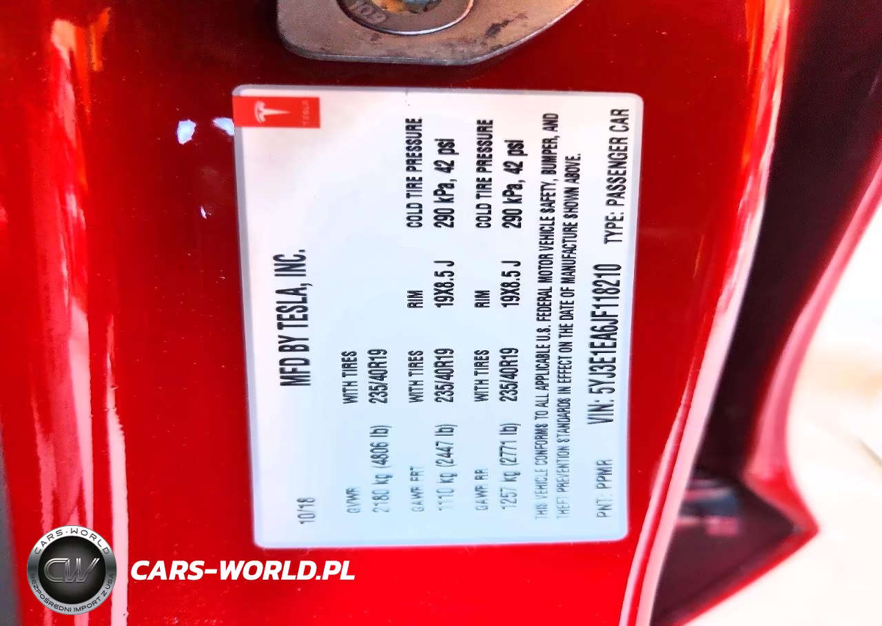 2018 Tesla Model 3 VIN:5YJ3E1EA6JF118210 - 13