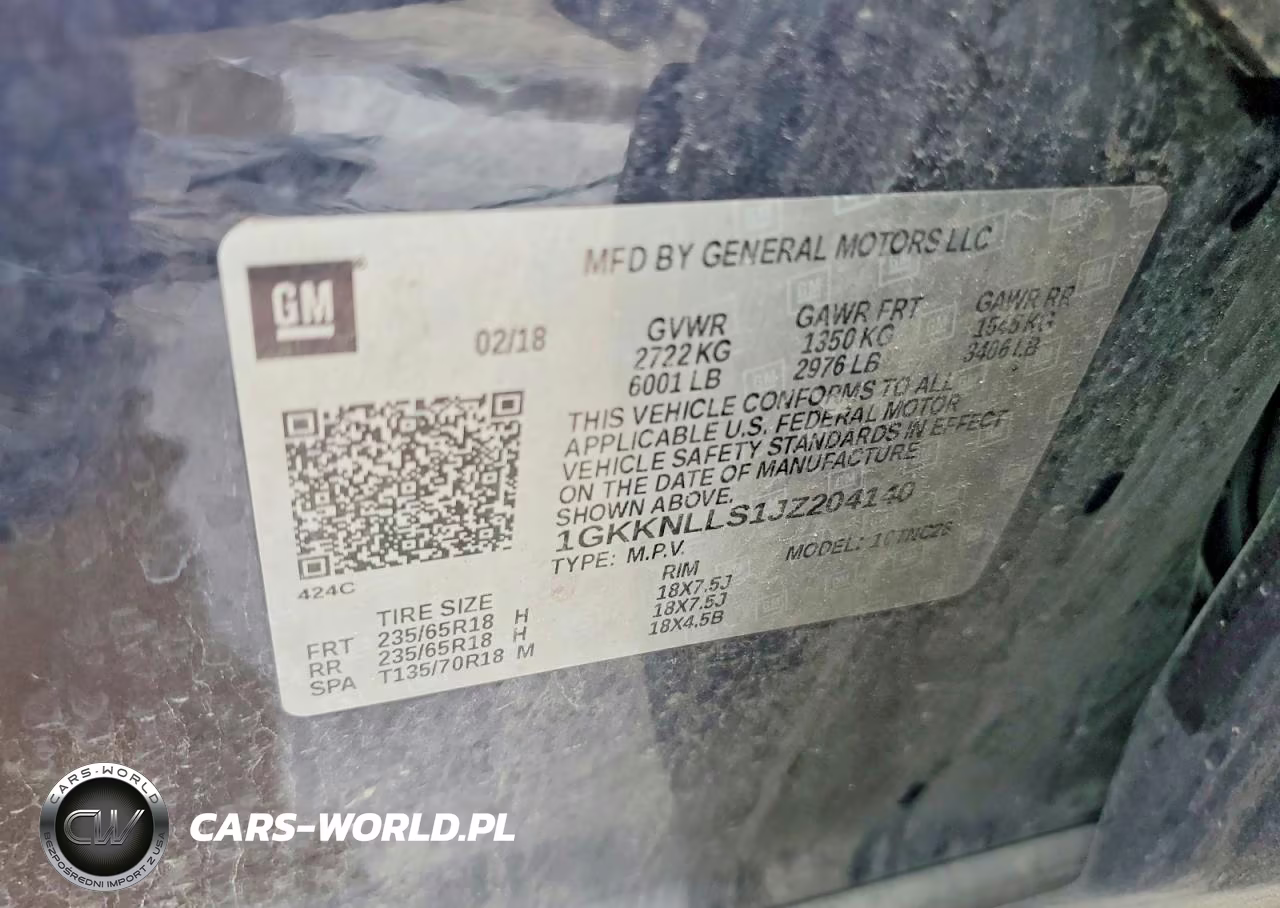 2018 GMC Acadia Sle VIN:1GKKNLLS1JZ204140 - 13