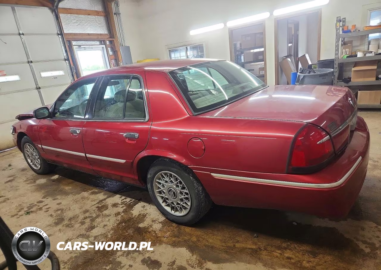 2000 Mercury Grand Marquis Gs VIN:2MEFM74W5YX662299 - 2