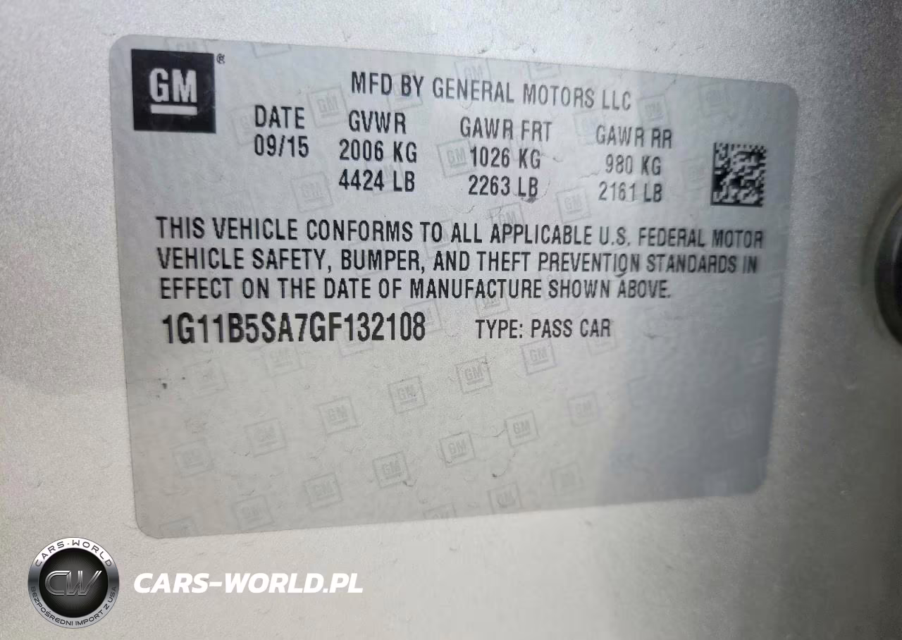 2016 Chevrolet Malibu Limited Ls VIN:1G11B5SA7GF132108 - 12