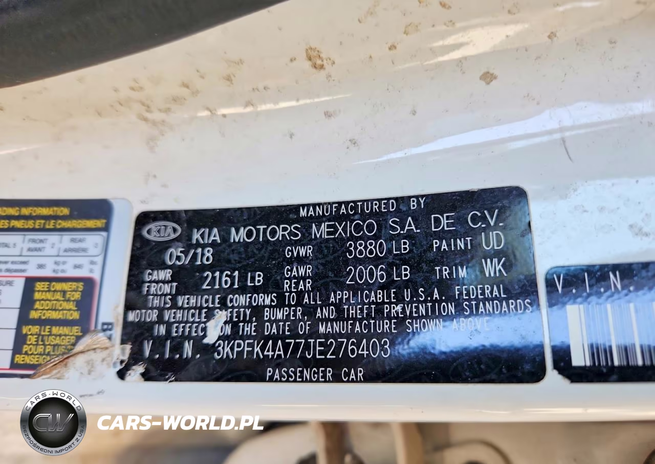 2018 Kia Forte Lx VIN:3KPFK4A77JE276403 - 12
