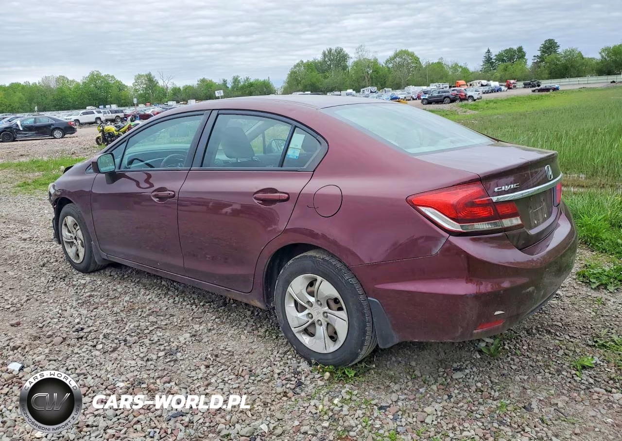 2014 Honda Civic Lx VIN:19XFB2F50EE041777 - 2