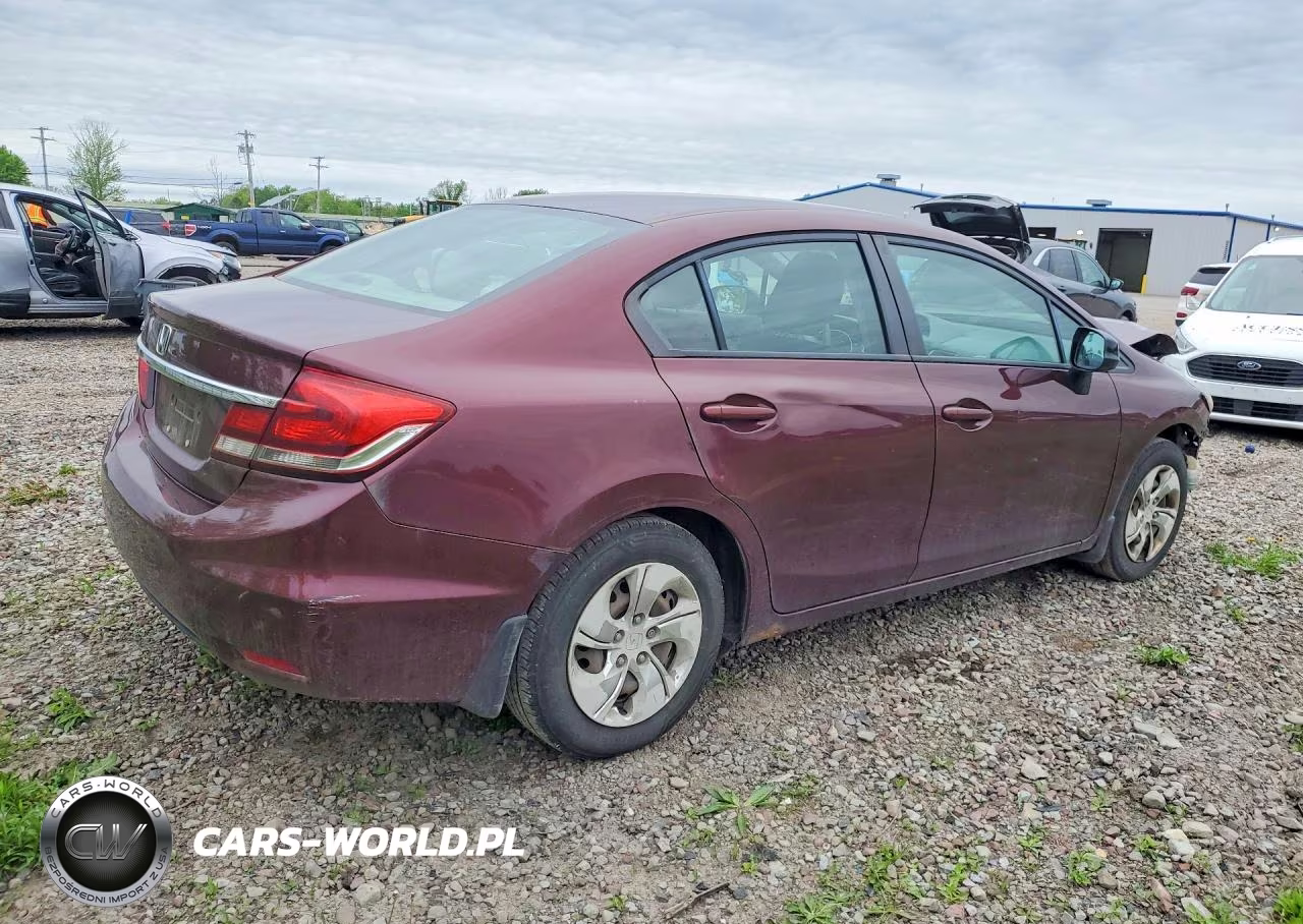 2014 Honda Civic Lx VIN:19XFB2F50EE041777 - 3
