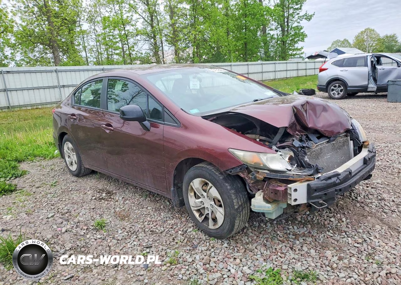 2014 Honda Civic Lx VIN:19XFB2F50EE041777 - 4