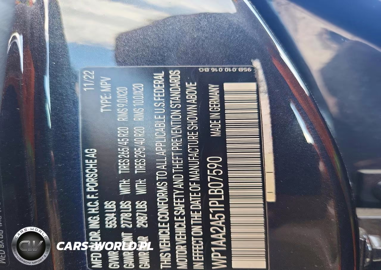 2023 Porsche Macan Base VIN:WP1AA2A51PLB07590 - 13