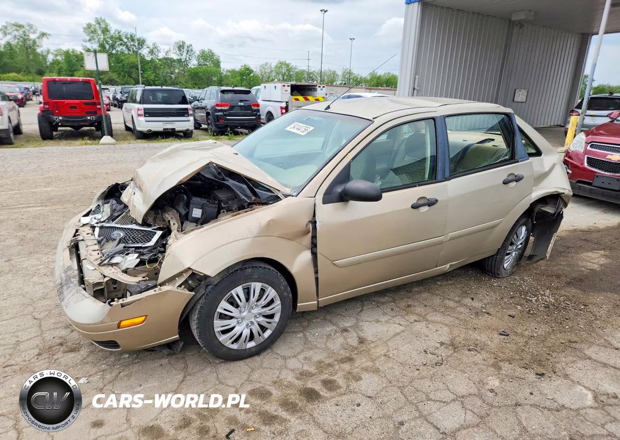 2007 Ford Focus Zx4 VIN:1FAHP34N37W135038 - 1