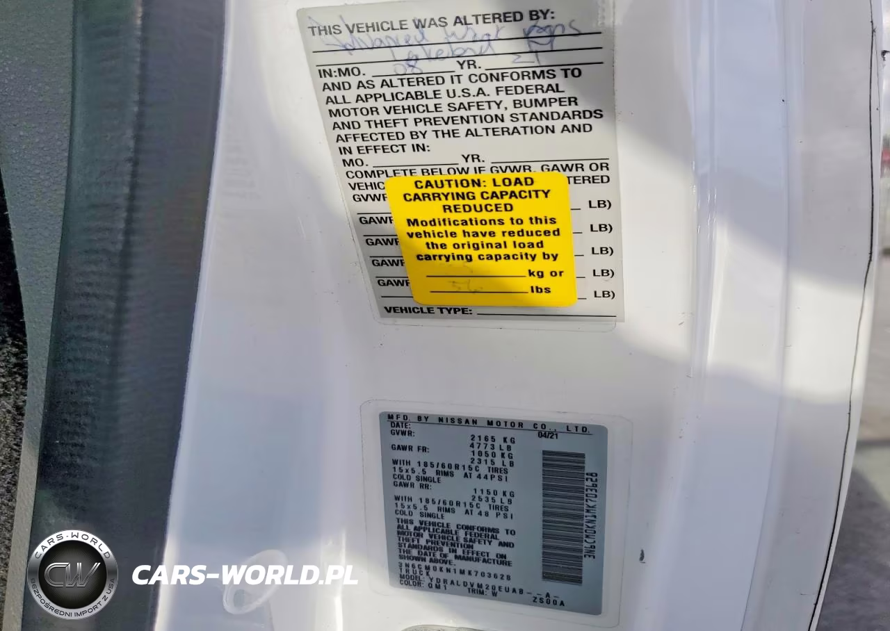 2021 Nissan Nv200 Delivery Van VIN:3N6CM0KN1MK703628 - 13