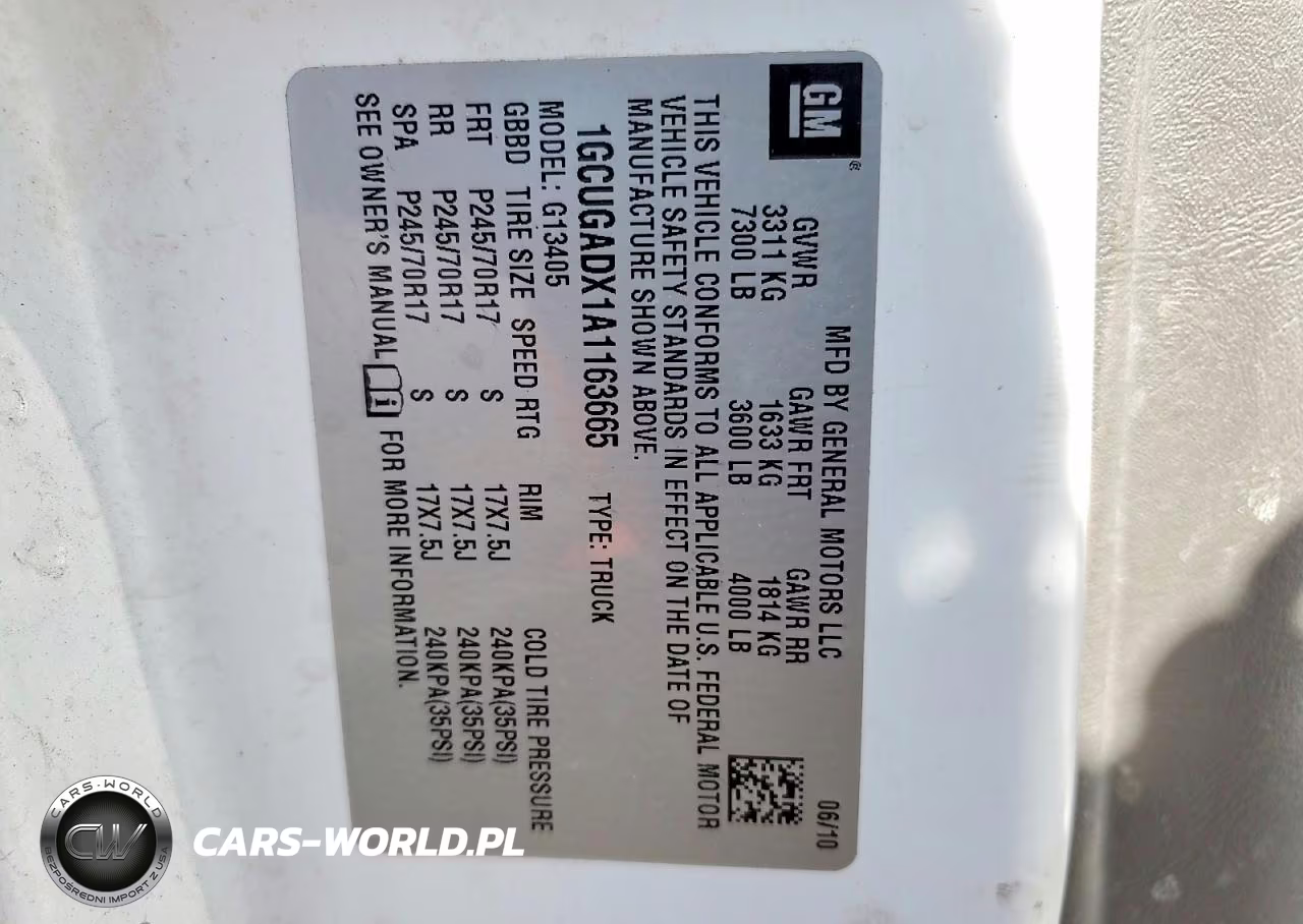 2010 Chev Express G1500 VIN:1GCUGADX1A1163665 - 13